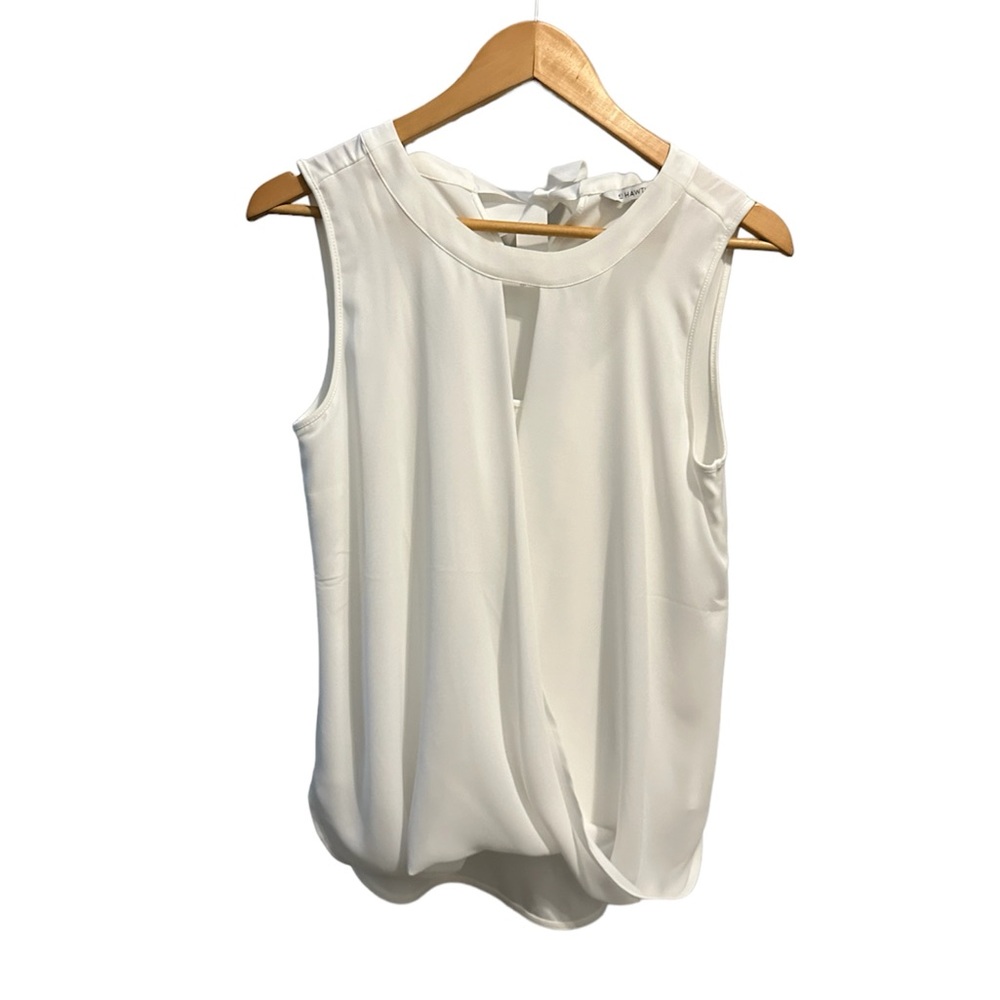 41 Hawthorn White Sleeveless Blouse